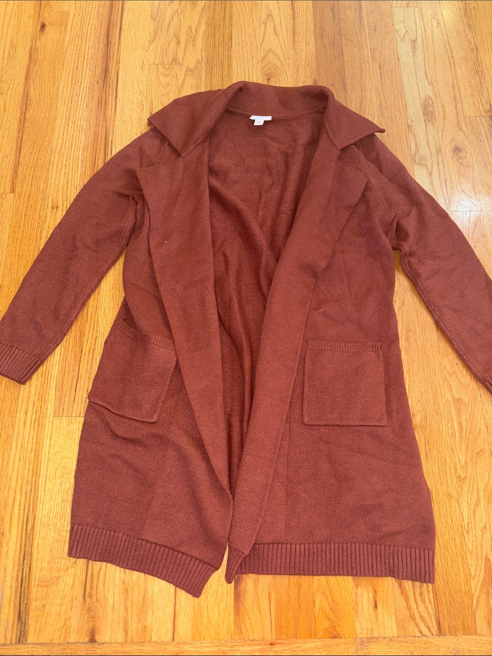 LuLaRoe Laura style  Cardigan in Rust Brown